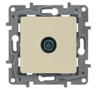 Legrand Etika слоновая кость розетка TVоконечная 672365 Legrand Etika слоновая кость розетка TVоконечная 672365