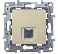 Legrand Etika слоновая кость розетка телефонная (RJ11) 672340 Legrand Etika слоновая кость розетка телефонная (RJ11) 672340