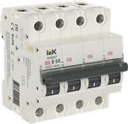 Автоматический выключатель IEK Armat M06N 50А 4п AR-M06N-4-B050, 6кА, B