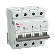Автоматический выключатель EKF AV-6 AVERES 32А 4п mcb6-4-32C-av, 6кА, C