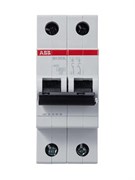 Автоматический выключатель ABB SH202L 6А 2п 2CDS242001R0064, 4.5кА, C, SH202L-C6