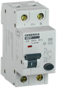 IEK GENERICA АВДТ 32 C10 - Автоматический Выключатель Дифф. Тока MAD25-5-010-C-30 IEK GENERICA АВДТ 32 C10 - Автоматический Выключатель Дифф. Тока MAD25-5-010-C-30