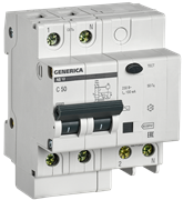 IEK GENERICA Диф. автомат АД12 2Р 50А 100мА MAD15-2-050-C-100 IEK GENERICA Диф. автомат АД12 2Р 50А 100мА MAD15-2-050-C-100