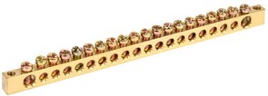 Шина IEK PEN 6х9мм 20/2 YNN11-20-100, 20 групп, крепеж по краям