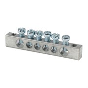 Шина EKF PEN 6x9, 6 отверстий sn1-63-06-k, цинк, крепеж по краям