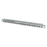 Шина EKF PEN 6x9, 24 отверстий sn1-63-24-k, цинк, крепеж по краям