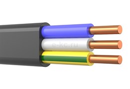 Кабель силовой ВВГ-Пнг(A)-LS 3х4 (ГОСТ,Кабэкс)