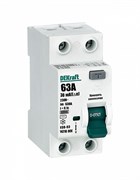 Dekraft Выключатель дифференциального тока (УЗО) 2P 63А 30мА тип AC 6кА УЗО-03 Dekraft Выключатель дифференциального тока (УЗО) 2P 63А 30мА тип AC 6кА УЗО-03