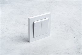 Двухклавишный радиовыключатель с фиксацией клавиш Base-2F