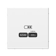 ArtGallery Лотос USB Розетка тип-С 65Вт высокоскоростная зарядка QC, PD, механизм GAL001327 ArtGallery Лотос USB Розетка тип-С 65Вт высокоскоростная зарядка QC, PD, механизм GAL001327