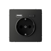 ArtGallery Базальт Розетка 16А с 2 USB A+C, 5В/2,4А/3,0А, 2х5В/1,5А, механизм GAL001432 ArtGallery Базальт Розетка 16А с 2 USB A+C, 5В/2,4А/3,0А, 2х5В/1,5А, механизм GAL001432