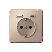 ArtGallery Песочный Розетка 16А с 2 USB A+C, 5В/2,4А/3,0А, 2х5В/1,5А, механизм GAL001232 ArtGallery Песочный Розетка 16А с 2 USB A+C, 5В/2,4А/3,0А, 2х5В/1,5А, механизм GAL001232