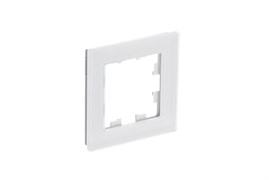 Systeme Electric AtlasDesign Nature натуральное стекло белый рамка 1-ая ATN360101