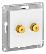 Systeme Electric AtlasDesign Лотос Розетка аудио двойная ATN001387 Systeme Electric AtlasDesign Лотос Розетка аудио двойная ATN001387