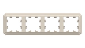 Systeme Electric AtlasDesign Antique бежевый рамка 4-ая, универсальная ATN100204 Systeme Electric AtlasDesign Antique бежевый рамка 4-ая, универсальная ATN100204