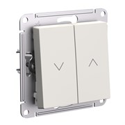 Systeme Electric AtlasDesign бежевый выключатель 2-клавишный жалюзи, 10А, механизм ATN000219 Systeme Electric AtlasDesign бежевый выключатель 2-клавишный жалюзи, 10А, механизм ATN000219