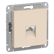Systeme Electric AtlasDesign бежевый розетка компьютерная RJ45, кат. 6A, механизм ATN000286 Systeme Electric AtlasDesign бежевый розетка компьютерная RJ45, кат. 6A, механизм ATN000286