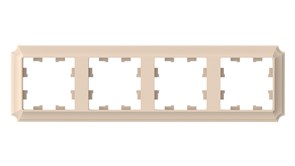 Systeme Electric AtlasDesign Antique песочный рамка 4-ая, универсальная ATN101204 Systeme Electric AtlasDesign Antique песочный рамка 4-ая, универсальная ATN101204