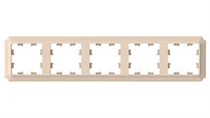 Systeme Electric AtlasDesign Antique песочный рамка 5-ая, универсальная ATN101205 Systeme Electric AtlasDesign Antique песочный рамка 5-ая, универсальная ATN101205