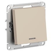 Systeme Electric AtlasDesign песочный выключатель 1-клавишный с подсветкой, сх.1а, 10АХ, механизм ATN001213 Systeme Electric AtlasDesign песочный выключатель 1-клавишный с подсветкой, сх.1а, 10АХ, механизм ATN001213