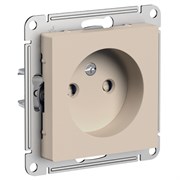 Systeme Electric AtlasDesign песочный розетка без заземления, со шторками, 16А, механизм ATN001249 Systeme Electric AtlasDesign песочный розетка без заземления, со шторками, 16А, механизм ATN001249