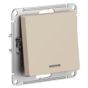 Systeme Electric AtlasDesign песочный переключатель 1-клавишный с подсветкой, сх.6а, 10АХ, механизам ATN001263 Systeme Electric AtlasDesign песочный переключатель 1-клавишный с подсветкой, сх.6а, 10АХ, механизам ATN001263