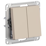 Systeme Electric AtlasDesign песочный переключатель 2-клавишный, сх.6/2, 10АХ, механизм ATN001265 Systeme Electric AtlasDesign песочный переключатель 2-клавишный, сх.6/2, 10АХ, механизм ATN001265