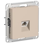 Systeme Electric AtlasDesign песочный розетка компьютерная RJ45, кат. 5Е, механизм ATN001283 Systeme Electric AtlasDesign песочный розетка компьютерная RJ45, кат. 5Е, механизм ATN001283