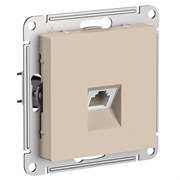 Systeme Electric AtlasDesign песочный розетка компьютерная RJ45, кат. 6A, механизм ATN001286 Systeme Electric AtlasDesign песочный розетка компьютерная RJ45, кат. 6A, механизм ATN001286