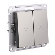 Systeme Electric AtlasDesign шампань выключатель 2-клавишный жалюзи, 10А, механизм ATN000519 Systeme Electric AtlasDesign шампань выключатель 2-клавишный жалюзи, 10А, механизм ATN000519