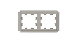 Systeme Electric AtlasDesign Antique шампань рамка 2-ая, универсальная ATN100502 Systeme Electric AtlasDesign Antique шампань рамка 2-ая, универсальная ATN100502