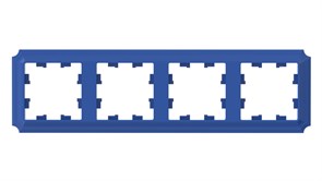 Systeme Electric AtlasDesign Antique аквамарин рамка 4-ая, универсальная ATN101104