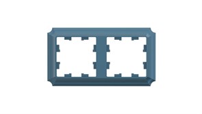 Systeme Electric AtlasDesign Antique изумруд рамка 2-ая, универсальная ATN100802