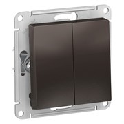 Systeme Electric AtlasDesign мокко выключатель 2-клавишный с самовозвратом, сх.2, 10А, механизм ATN000617 Systeme Electric AtlasDesign мокко выключатель 2-клавишный с самовозвратом, сх.2, 10А, механизм ATN000617