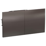 Systeme Electric AtlasDesign мокко розетка с заземлением, двойная, со шторками, с крышкой, 16А, в сборе ATN000628 Systeme Electric AtlasDesign мокко розетка с заземлением, двойная, со шторками, с крышкой, 16А, в сборе ATN000628