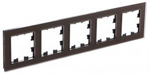 Systeme Electric AtlasDesign Nature стекло мокко рамка 5-ая, универсальная ATN320605 Systeme Electric AtlasDesign Nature стекло мокко рамка 5-ая, универсальная ATN320605