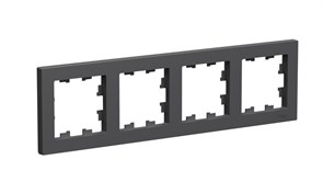 Systeme Electric AtlasDesign базальт рамка 4-ая, универсальная ATN001404 Systeme Electric AtlasDesign базальт рамка 4-ая, универсальная ATN001404