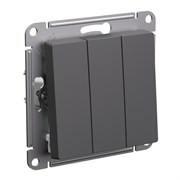Systeme Electric AtlasDesign базальт выключатель 3-клавишный, сх.1+1+1, 10АХ, механизм ATN001431 Systeme Electric AtlasDesign базальт выключатель 3-клавишный, сх.1+1+1, 10АХ, механизм ATN001431