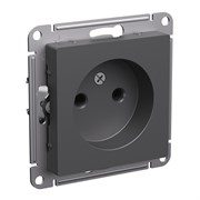 Systeme Electric AtlasDesign базальт розетка без заземления, без шторок, 16А, механизм ATN001441 Systeme Electric AtlasDesign базальт розетка без заземления, без шторок, 16А, механизм ATN001441