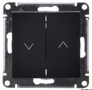 Systeme Electric AtlasDesign базальт выключатель 2-клавишный жалюзи, 10А, механизм ATN001419 Systeme Electric AtlasDesign базальт выключатель 2-клавишный жалюзи, 10А, механизм ATN001419