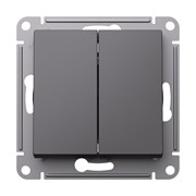 Systeme Electric AtlasDesign базальт переключатель 2-клавишный перекрестный, 2 x сх. 7, 10АХ, механизм ATN001473 Systeme Electric AtlasDesign базальт переключатель 2-клавишный перекрестный, 2 x сх. 7, 10АХ, механизм ATN001473