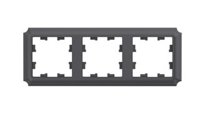 Systeme Electric AtlasDesign Antique базальт рамка 3-ая, универсальная ATN101403 Systeme Electric AtlasDesign Antique базальт рамка 3-ая, универсальная ATN101403