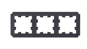 Systeme Electric AtlasDesign Antique карбон рамка 3-ая, универсальная ATN101003