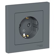 Systeme Electric AtlasDesign грифель розетка с заземлением, со шторками, 16А, в сборе ATN000744 Systeme Electric AtlasDesign грифель розетка с заземлением, со шторками, 16А, в сборе ATN000744