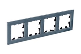 Systeme Electric AtlasDesign Nature натуральное стекло грифель рамка 4-ая ATN360704 Systeme Electric AtlasDesign Nature натуральное стекло грифель рамка 4-ая ATN360704