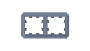 Systeme Electric AtlasDesign Antique грифель рамка 2-ая, универсальная ATN100702 Systeme Electric AtlasDesign Antique грифель рамка 2-ая, универсальная ATN100702