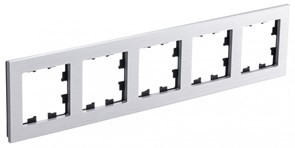 Systeme Electric AtlasDesign Nature Металл серебро Рамка 5-ая, универсальная ATN312105 Systeme Electric AtlasDesign Nature Металл серебро Рамка 5-ая, универсальная ATN312105