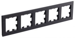 Systeme Electric AtlasDesign Nature металл оникс рамка 5-ая, универсальная ATN312305 Systeme Electric AtlasDesign Nature металл оникс рамка 5-ая, универсальная ATN312305