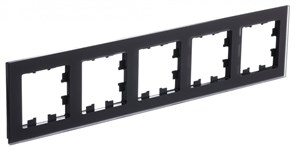 Systeme Electric AtlasDesign Nature матовое стекло чёрный рамка 5-ая, универсальная ATN331005 Systeme Electric AtlasDesign Nature матовое стекло чёрный рамка 5-ая, универсальная ATN331005