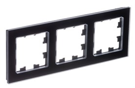 Systeme Electric AtlasDesign Nature натуральное стекло чёрный рамка 3-ая ATN361003 Systeme Electric AtlasDesign Nature натуральное стекло чёрный рамка 3-ая ATN361003